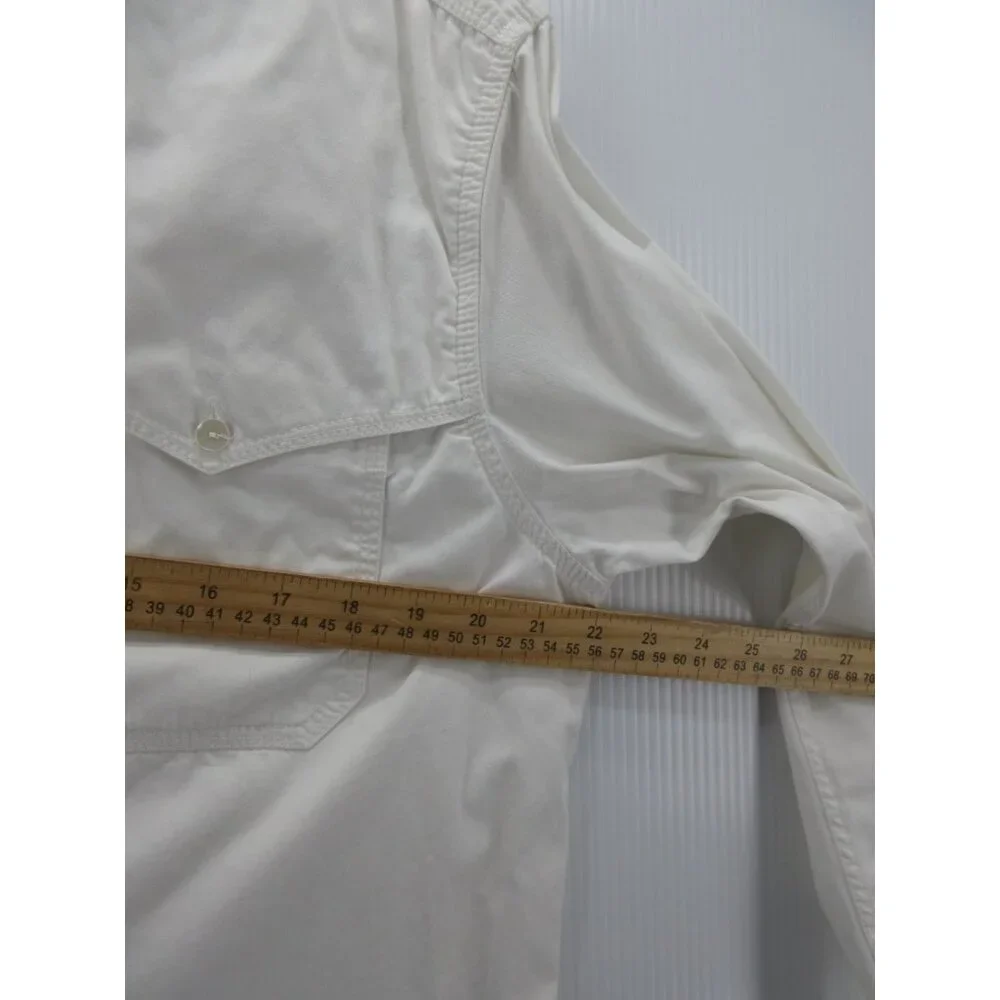 VINTAGE Banana Republic Shirt Large Safari Western Button Up Travel *